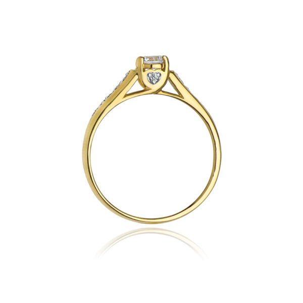 Diamentowy pierścionek 0,33ct. - obrazek 4