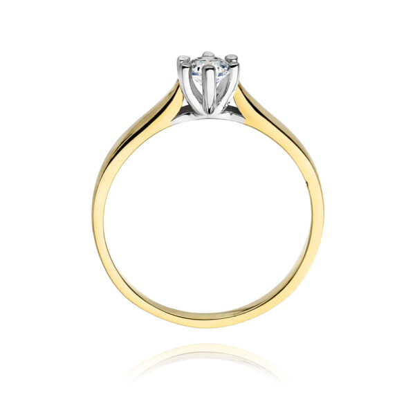 Diamentowy pierścionek 0,25ct. - obrazek 7