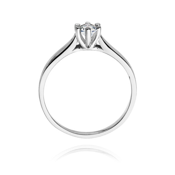 Diamentowy pierścionek 0,25ct. - obrazek 3