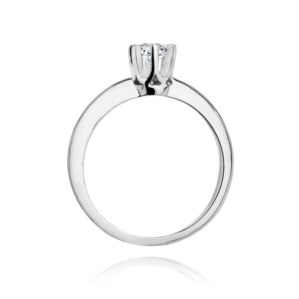 Diamentowy pierścionek 0,3ct. - obrazek 3