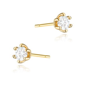 Diamentowe kolczyki 0,20ct.