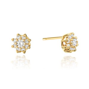 Diamentowe kolczyki 0,44ct.