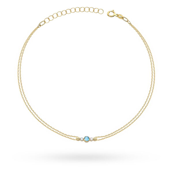 Bransoletka Topaz 0,15ct
