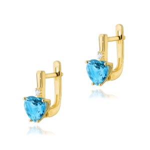 Kolczyki Topaz 2 x 1,20ct