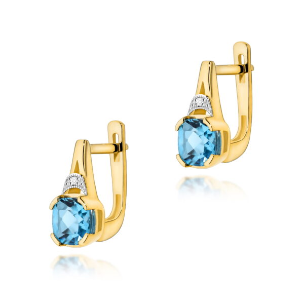 Kolczyki Topaz 2 x 1,10ct
