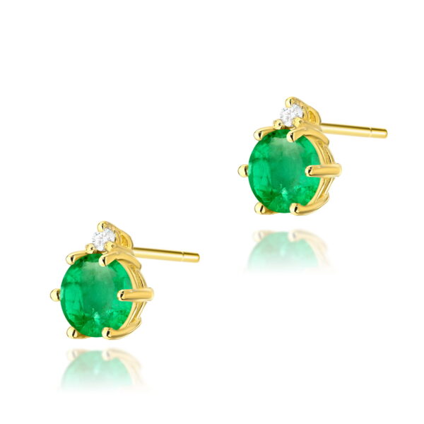 Kolczyki Szmaragd 2 x 0,50ct
