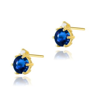 Kolczyki Szafir 2 x 0,50ct
