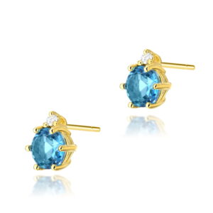 Kolczyki Topaz 2 x 0,50ct