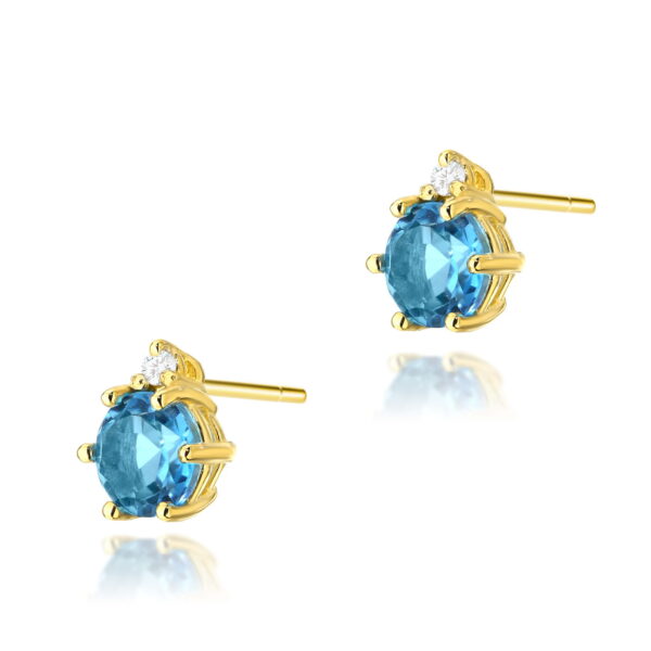 Kolczyki Topaz 2 x 0,50ct