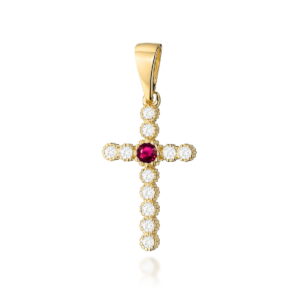 Krzyż Rubin 0,15ct