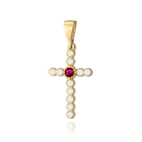Krzyż Rubin 0,15ct