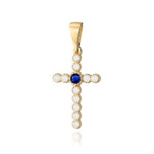 Krzyż Szafir 0,15ct