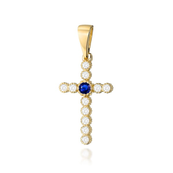 Krzyż Szafir 0,15ct