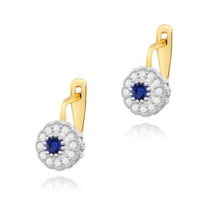 Kolczyki Szafir 2 x 0,15ct