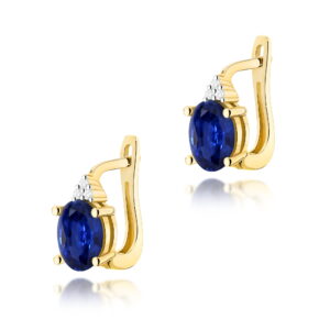 Kolczyki Szafir 2 x 0,90ct
