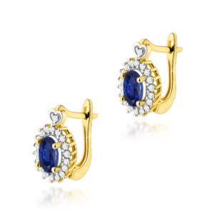Kolczyki Szafir 2 x 0,70ct