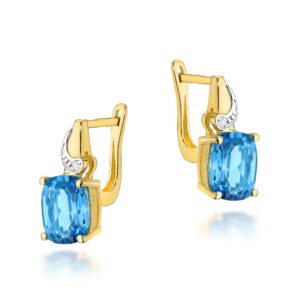 Kolczyki Topaz 2 x 2,40ct