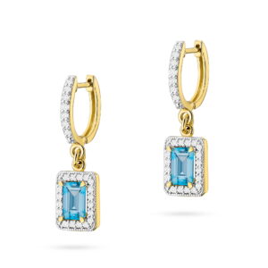 Kolczyki Topaz 2 x 0,65ct