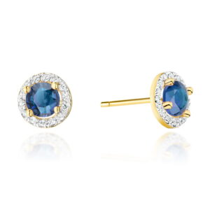 Kolczyki Szafir 2 x 0,50ct