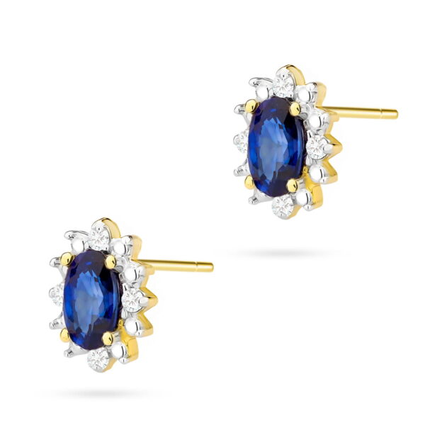 Kolczyki Szafir 2 x 0,30ct