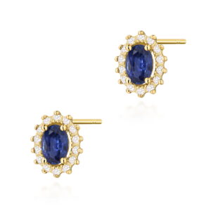 Kolczyki Szafir 2 x 0,70ct