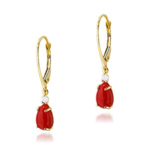 Kolczyki Koral 2 x 0,65ct