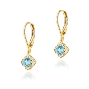 Kolczyki Topaz 2 x 0,25ct