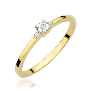 Pierścionek Diament 0,01ct