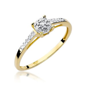 Pierścionek Diament 0,04ct