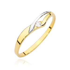 Pierścionek Diament 0,04ct