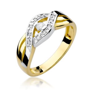 Pierścionek Diament 0,05ct