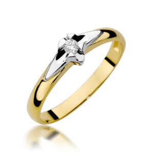 Pierścionek Diament 0,04ct