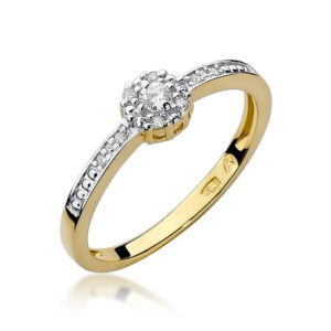 Pierścionek Diament 0,02ct