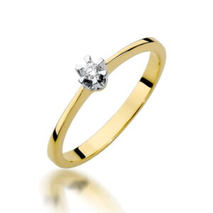 Pierścionek Diament 0,04ct