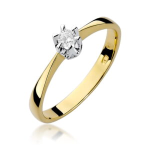 Pierścionek Diament 0,08ct