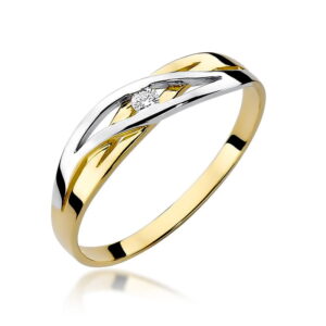 Pierścionek Diament 0,04ct