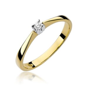 Pierścionek Diament 0,03ct