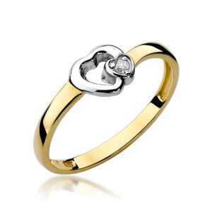 Pierścionek Diament 0,02ct