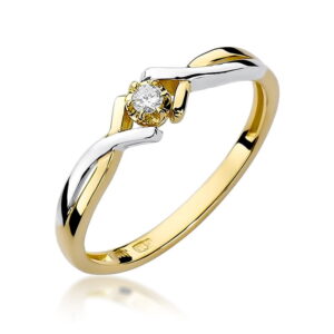 Pierścionek Diament 0,04ct