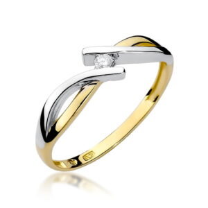 Pierścionek Diament 0,04ct