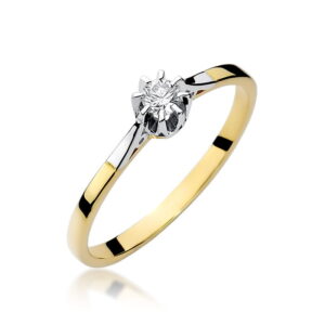 Pierścionek Diament 0,08ct
