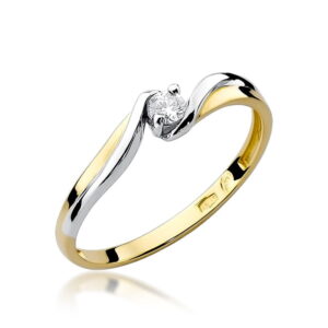 Pierścionek Diament 0,08ct