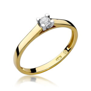 Pierścionek Diament 0,08ct