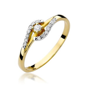 Pierścionek Diament 0,04ct