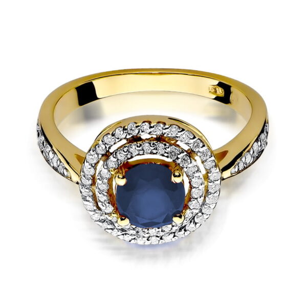 Pierścionek Szafir 1,00ct - obrazek 2