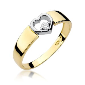 Pierścionek Diament 0,04ct