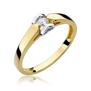 Pierścionek Diament 0,04ct