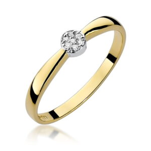 Pierścionek Diament 0,04ct