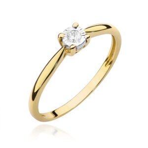 Pierścionek Diament 0,08ct