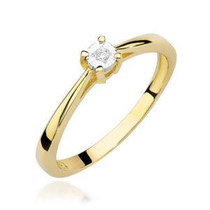 Pierścionek Diament 0,02ct